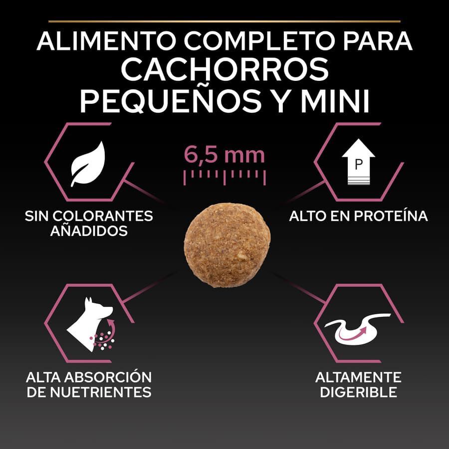 3 kg Pro Plan Puppy Small y Mini Salm&oacute;n pienso para Perros Piel, , large Imagen numero 6
