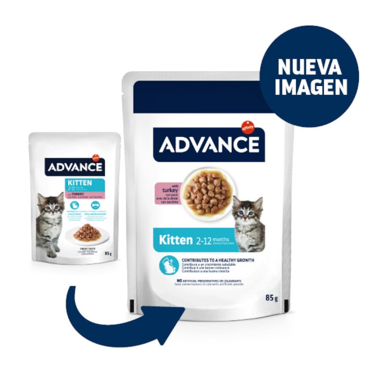 12 sobres x 85 g (9 + 3 ¡gratis!) Advance Kitten Pollo en salsa sobre para gatitos,  Imagen numero 2 12 sobres x 85 g (9 + 3 ¡gratis!) Advance Kitten Pollo en salsa sobre para gatitos, , large Imagen numero 2
