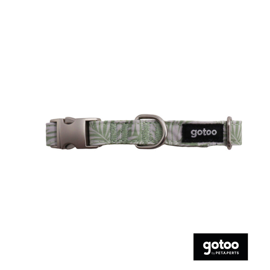 Collar estampado de hojas para perros thumbnail