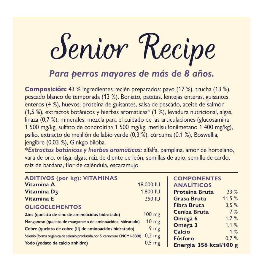 Lily&#039;s Kitchen Adult +8 Pavo y Trucha pienso para perros thumbnail