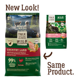 True Origins Wild Kitten Pollo y Pavo Pienso para gatos