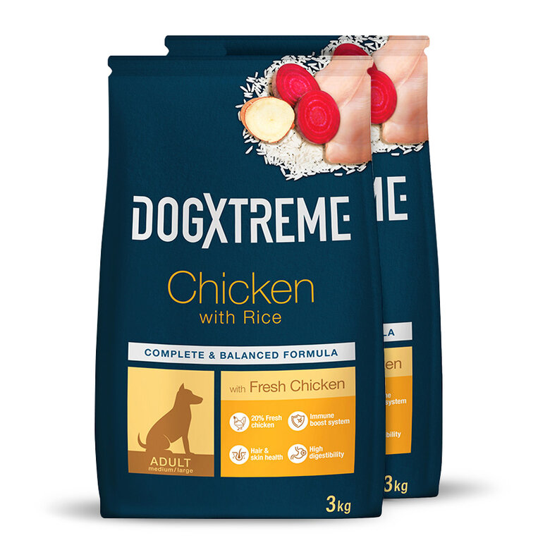 Pienso Dogxtreme pollo Pack Ahorro 3Kg image number null