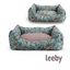 Leeby Cuna Desenfundable Turquesa de Flores para perros, , large indicador imagen numero 3