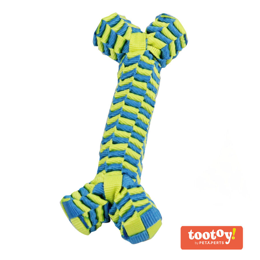Tootoy! Pull Braided Nylon Bone mordedor de cuerda para perros, , large Imagen numero 3