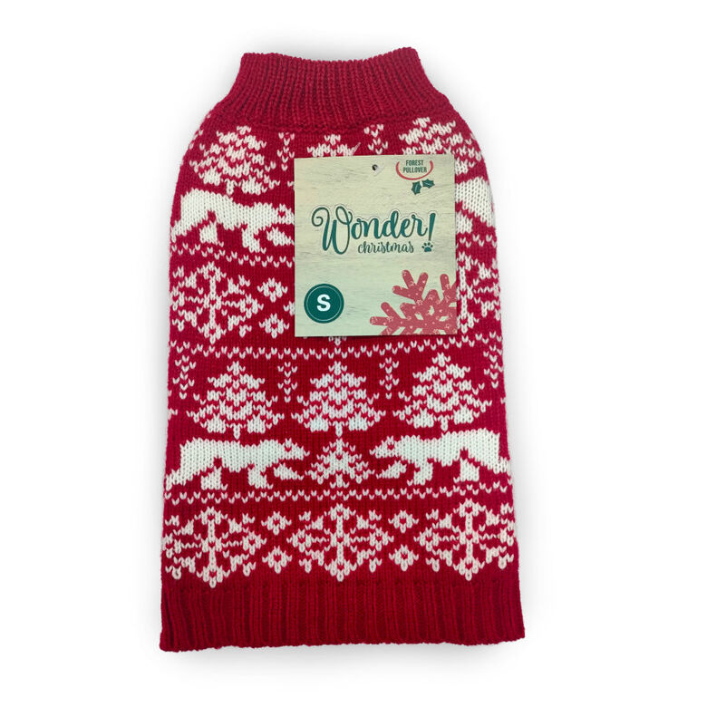 Wonder Christmas Forest jersey navideño para perros thumbnail