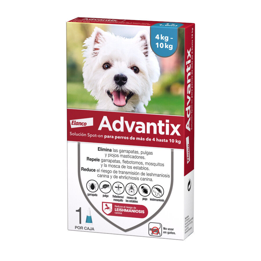 4-10 kg (1 ud.) Advantix Pipetas Antiparasitarias para perros, , large Imagen numero 1