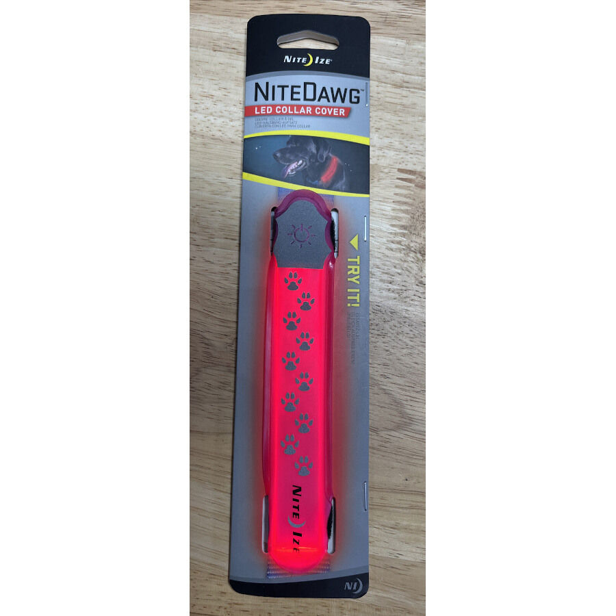 Nite Ize Nite Dawg LED Rosa Cobertura para collar para perros, , large Imagen numero 1