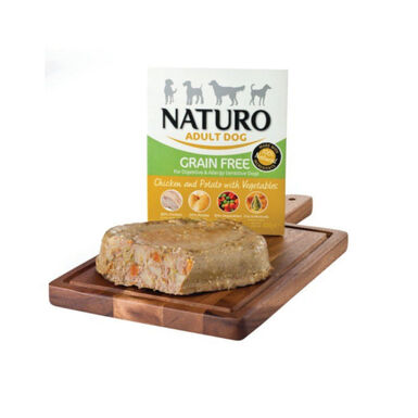 Naturo Adult Grain Free Pollo con Patatas tarrina para perros