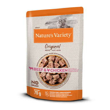 Nature's Variety Original Adult buey y pollo sobre para gatos