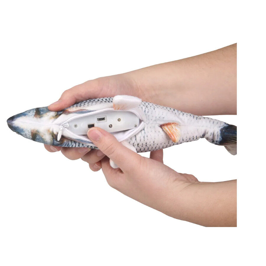 Flamingo Flounder Pez de Juguete El&eacute;ctrico para gatos, , large Imagen numero 4