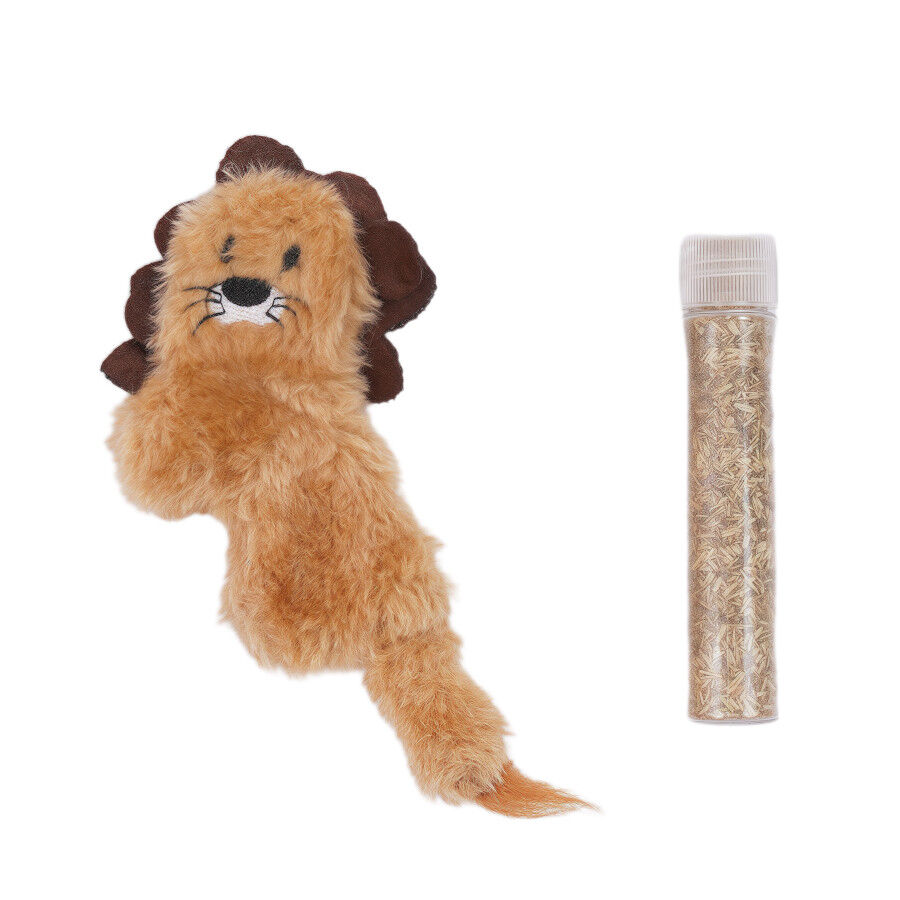 Tootoy! Le&oacute;n de Peluche con Catnip para gatos, , large Imagen numero 2