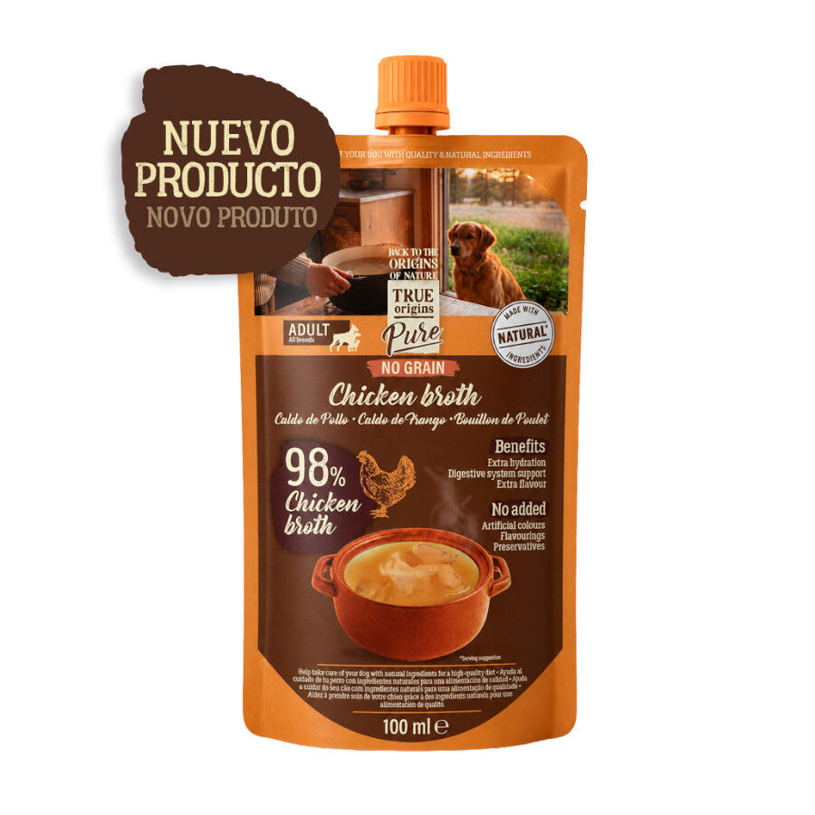 150 g True Origins Pure Bone Broth Pollo para perro, , large Imagen numero 2