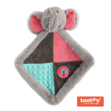 Tootoy! Puppy Elephant Comforter Doudou peluche para cachorros