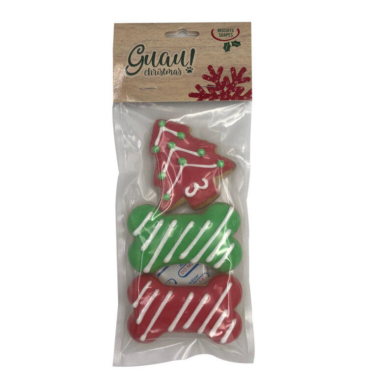 Guau Christmas Shapes Galletas para perros, , large image number null