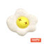 Tootoy! Comfort Fried Egg Cuddler peluche portagolosinas para perros, , large indicador imagen numero 1