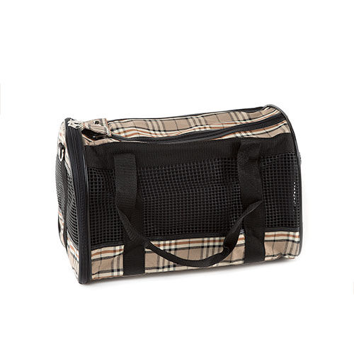 Flamingo bolsa transport&iacute;n para mascotas escocesa Imagen numero 1