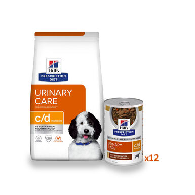 Hill's Prescription Diet Urinary Care c/d Pack pienso y latas para perros