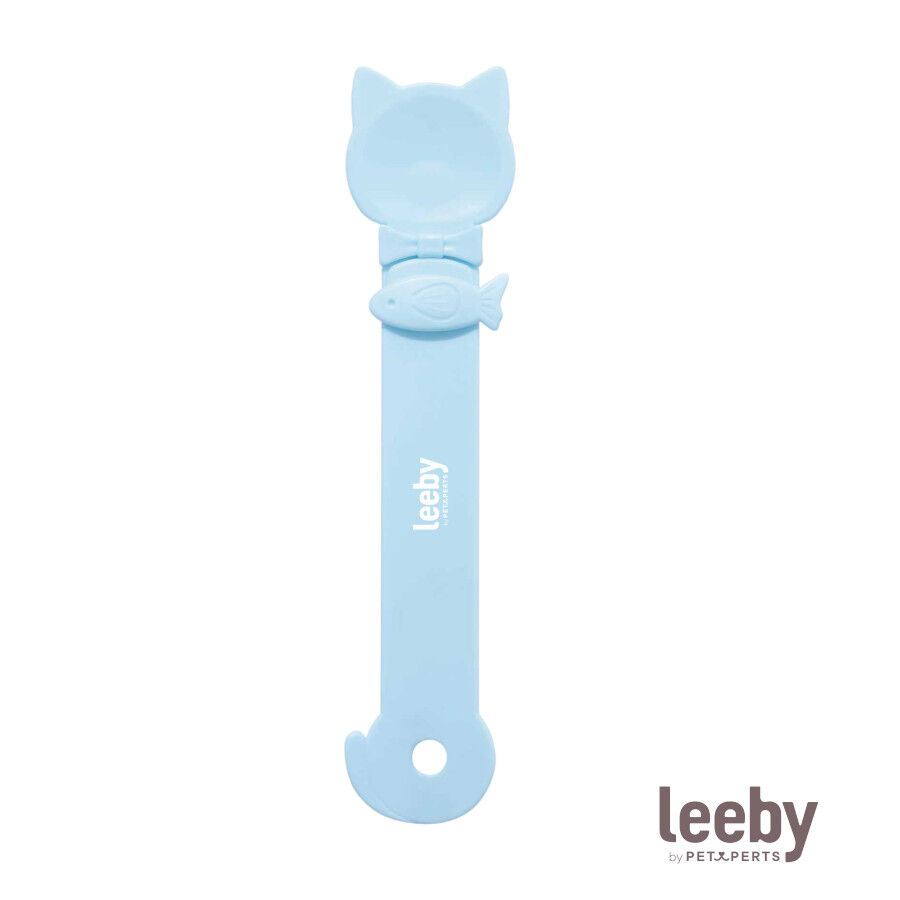 Leeby Cuchara Dispensador Pasta Premio Azul para gatos, , large Imagen numero 2