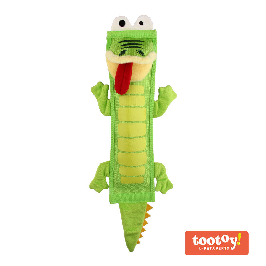 Tootoy! Comfort Resistant Crocodile Toy peluche para perros, , large Imagen numero 1
