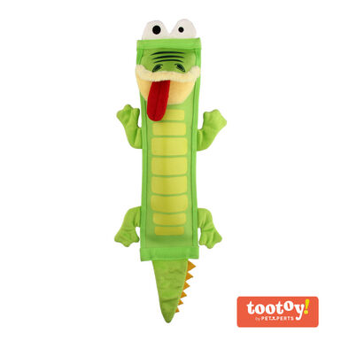 Tootoy! Comfort Resistant Crocodile Toy peluche para perros