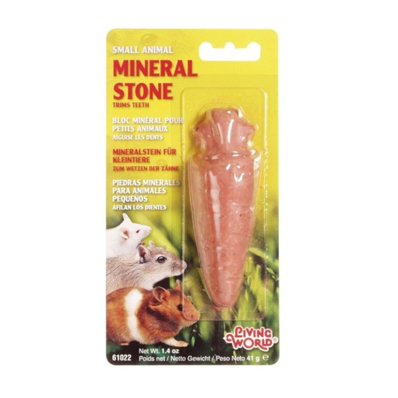 Living World Piedra Mineral en forma de zanahoria para afilar dientes de roedores,  Imagen numero 1 Living World Piedra Mineral en forma de zanahoria para afilar dientes de roedores, , large Imagen numero 1
