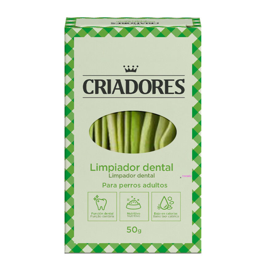 140 g Criadores Snacks Dentales Limpiador para perros, , large Imagen numero 1