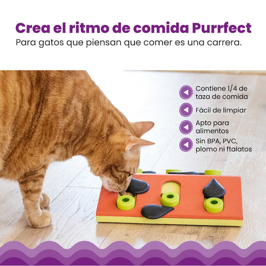 Catstages Nina Ottosson Puzzle &amp; Play Melon Madness Juguete de Inteligencia para gatos thumbnail