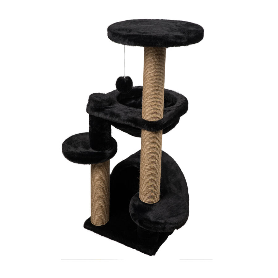 Catshion Amber &Aacute;rbol Rascador con Cueva Gris para gatos, , large Imagen numero 2