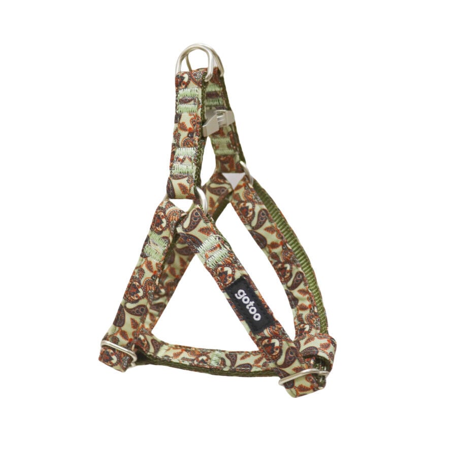 Gotoo Arn&eacute;s estampado cachemira caqui para perros, , large Imagen numero 1