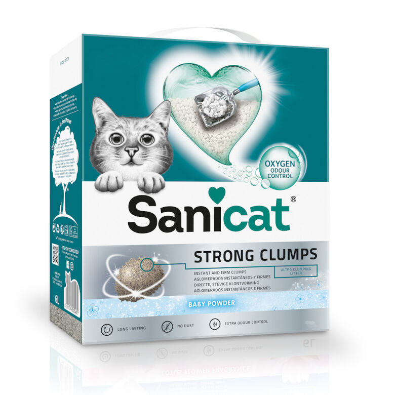 Sanicat Strong Clumps Arena Aglomerante perfumada para gatos thumbnail