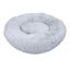 Leeby Cama Redonda Antiestrés de Pelo Gris para perros, , large indicador imagen numero 1
