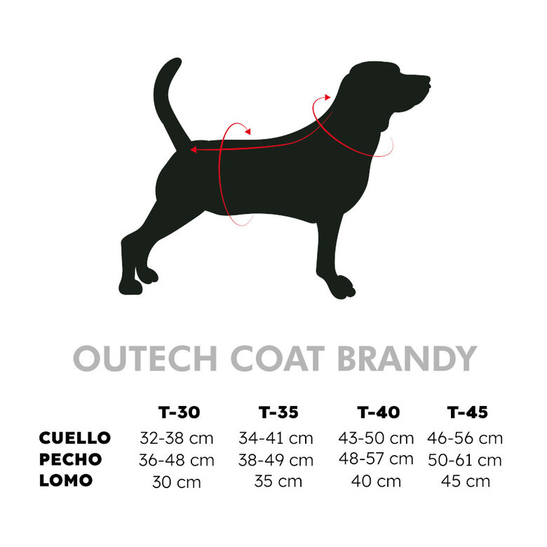 Outech Abrigo Brandy para perros,  Imagen numero 6 Outech Abrigo Brandy para perros, , large Imagen numero 6