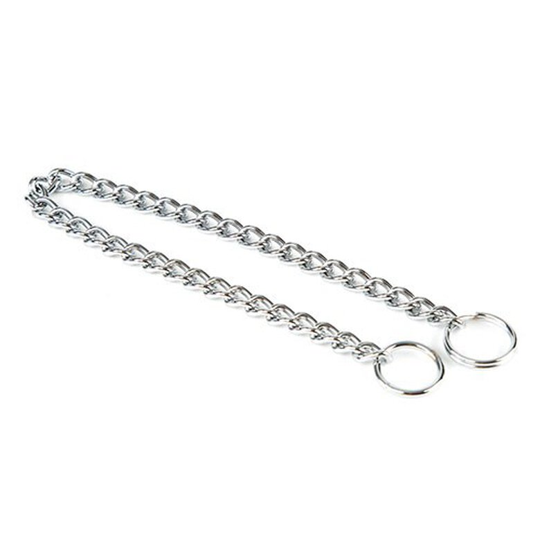 Arppe collar para perros cromado de cadena limada image number null