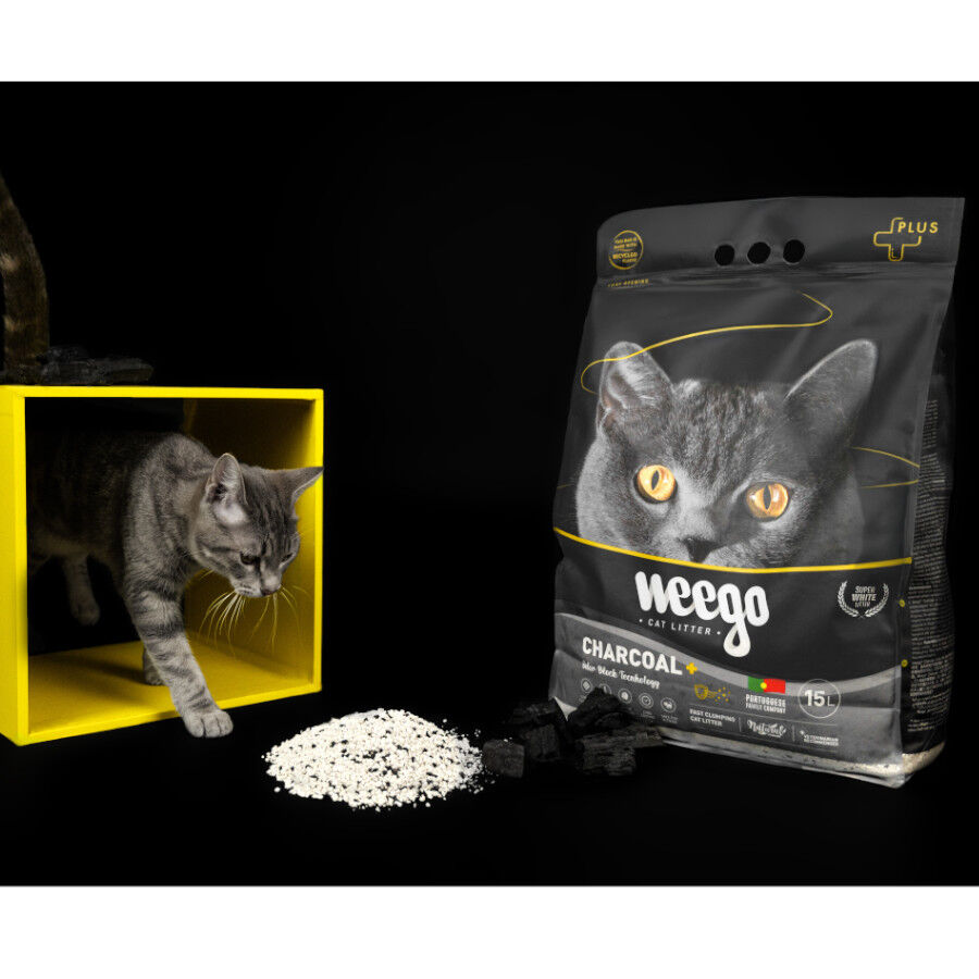 Weego Active Charcoal Plus Arena aglomerante para gatos thumbnail