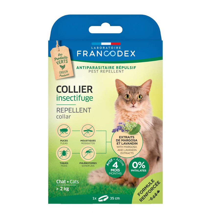 Francodex collar antiparasitario para gatos Imagen numero 1