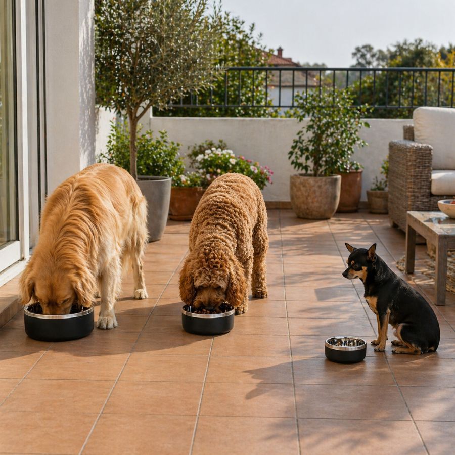 Leeby Comedero Acero Inoxidable para perros y gatos, , large Imagen numero 1