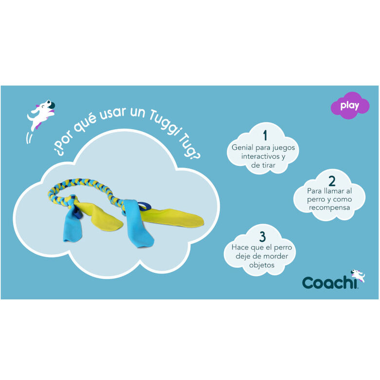 Coachi Tuggi Tug juguete de cuerda para perros thumbnail