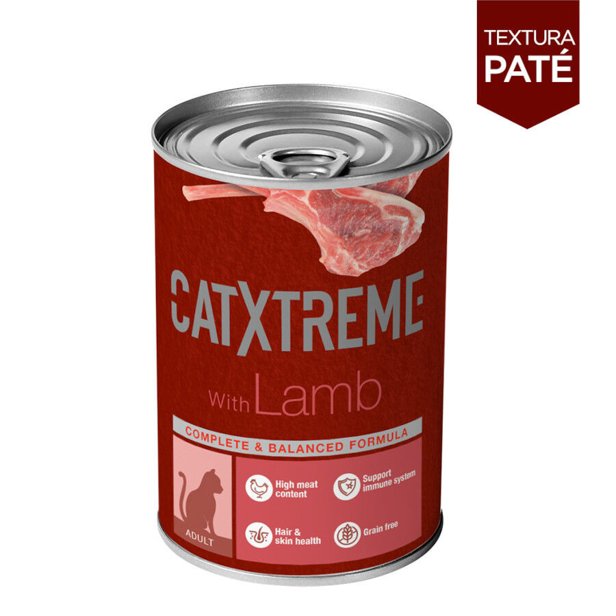 Catxtreme Cordero en paté lata para gatos