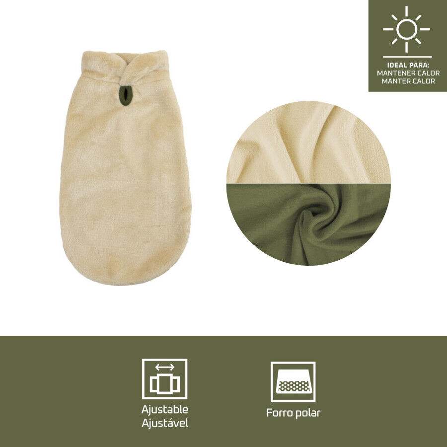 Outech Forro Polar Beige para perros thumbnail