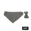 Gotoo Set Bandana y Pajarita espiga gris para perros, , large indicador imagen numero 2