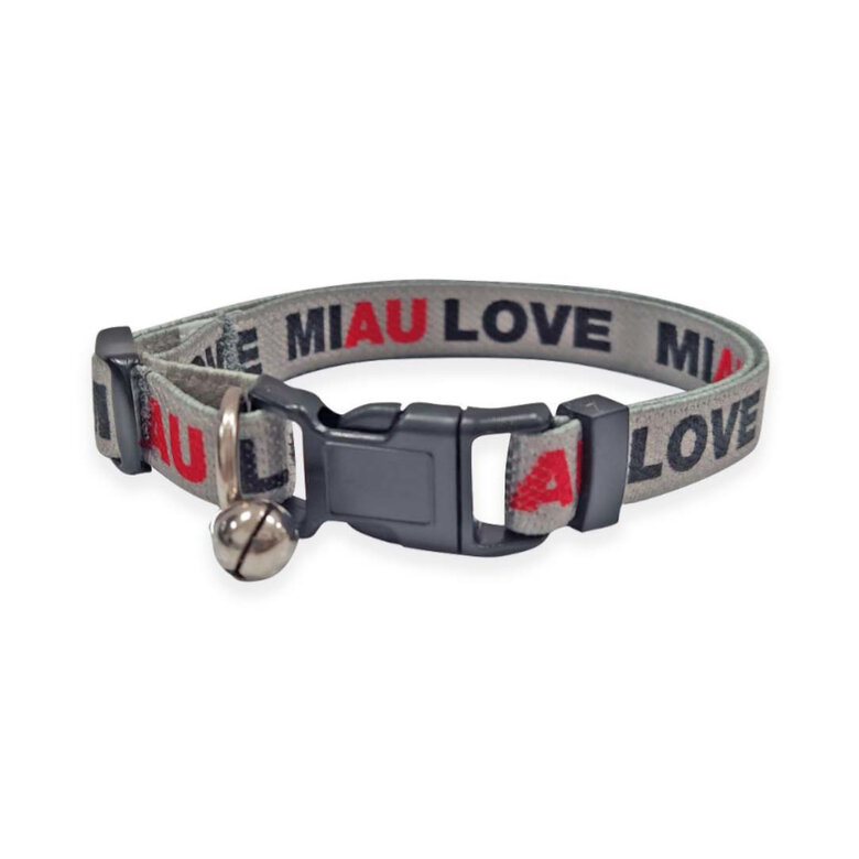 Outech I Love My Cat Collar con Estampado para gatos, , large image number null