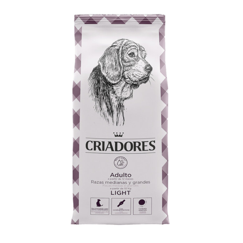 15 kg Criadores Adulto Light pienso para perros de raza grande y mediana,  Imagen numero 1 Criadores Light Razas mediana/grande pienso perros Imagen numero 1