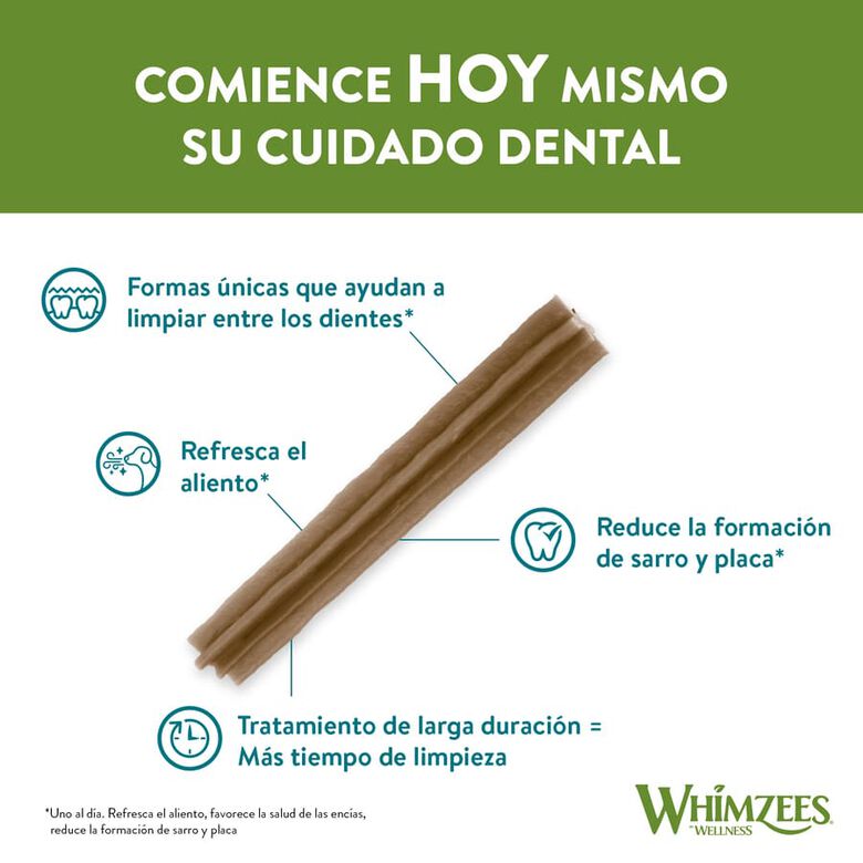 Whimzees Snacks Dentales Stix para perros de razas medianas thumbnail