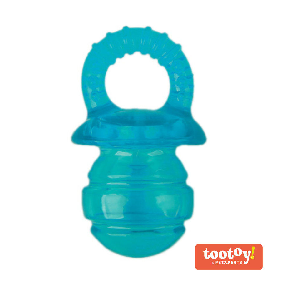 Tootoy! Chew Puppyfier Azul Mordedor blando con sonido para cachorros, , large Imagen numero 2