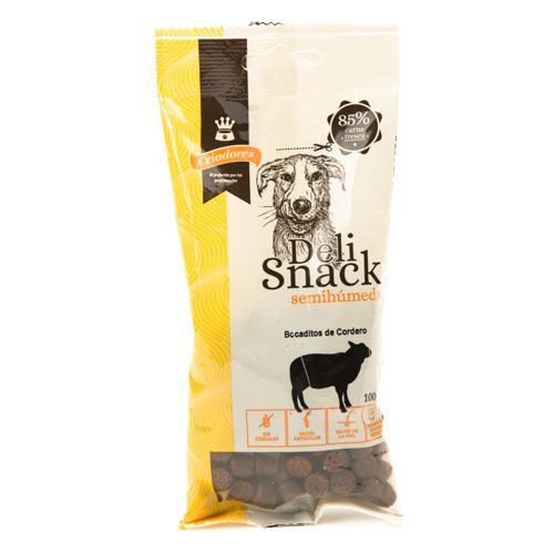 Criadores snack semih&uacute;medo de cordero para perros Imagen numero 1