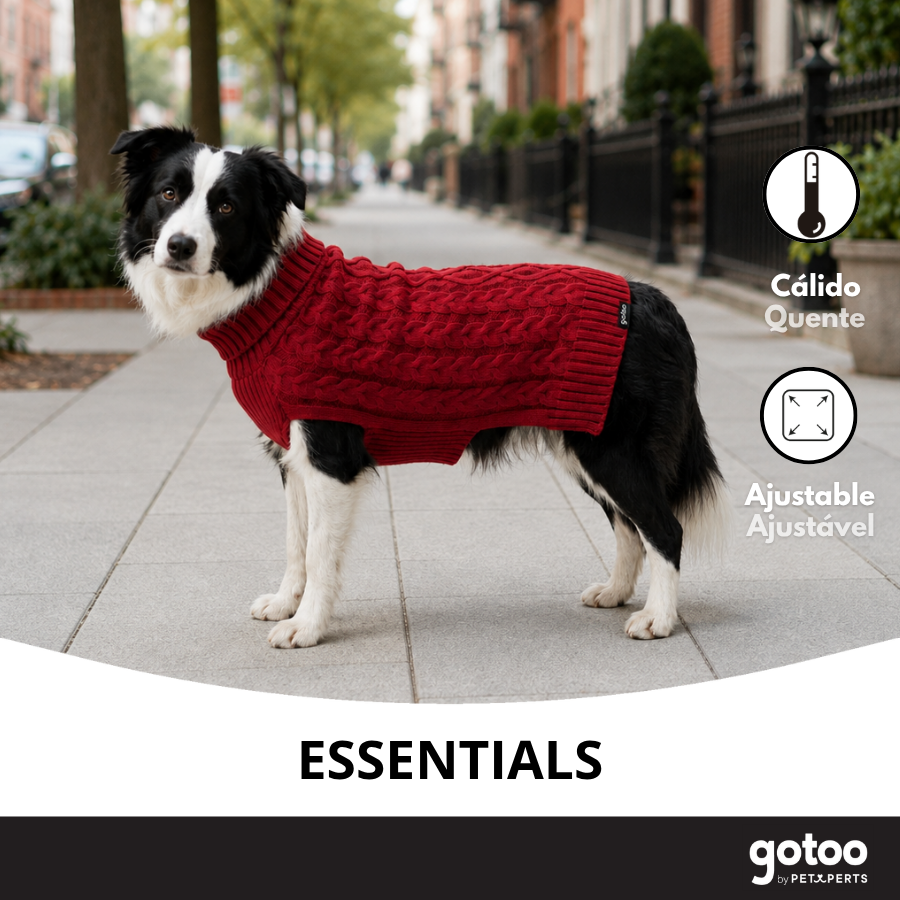 Gotoo Jersey de Punto Rojo para perros, , large Imagen numero 6