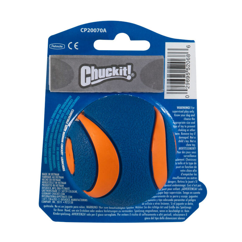 Chuckit! Ultra Squeaker Pelota con Sonido y Rebote para perros thumbnail