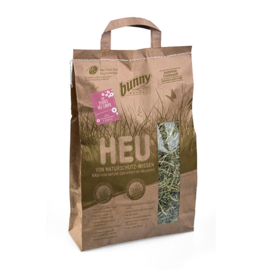 Bunny Heno con Flores del Campo para roedores, , large Imagen numero 1