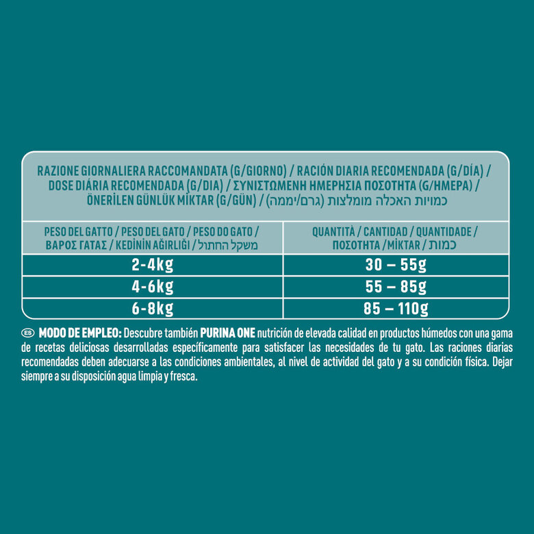 1.5 kg Purina One Adult Bifensis Sensible Salmón pienso para gatos,  Imagen numero 3 1.5 kg Purina One Adult Bifensis Sensible Salmón pienso para gatos, , large Imagen numero 3