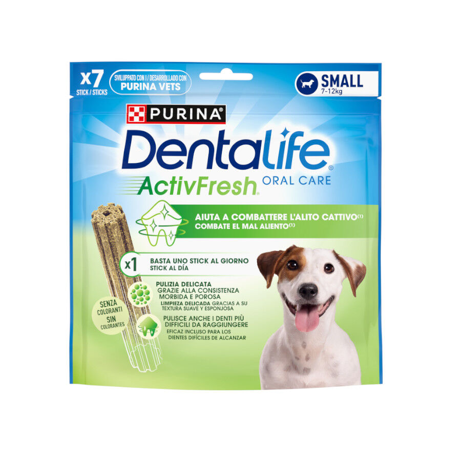 7 barritas Dentalife Snacks Dentales Small ActivFresh para perros, , large Imagen numero 1